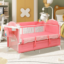 Twin bedside outlet crib